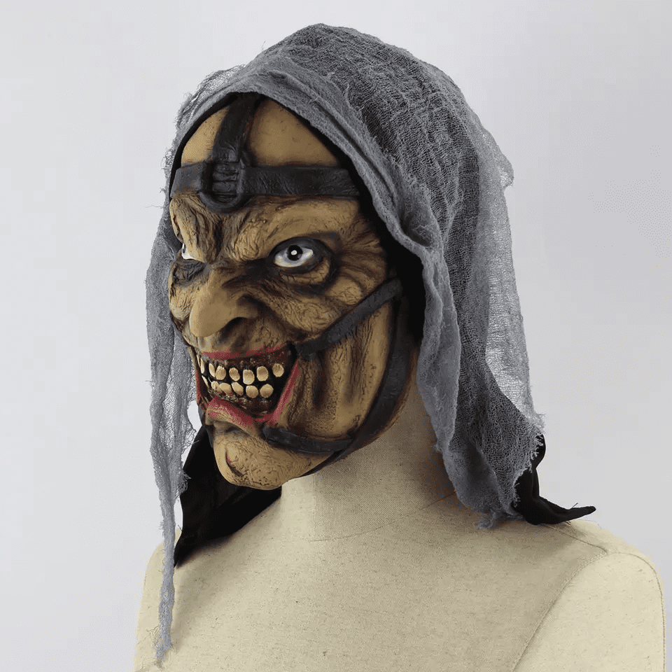 Převozník hororová maska ​​na obličej - pro děti i dospělé na Halloween či karneval