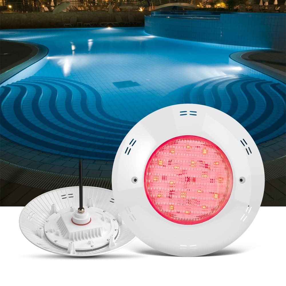 RGB farebné LED svetlo 24W IP68 do bazena