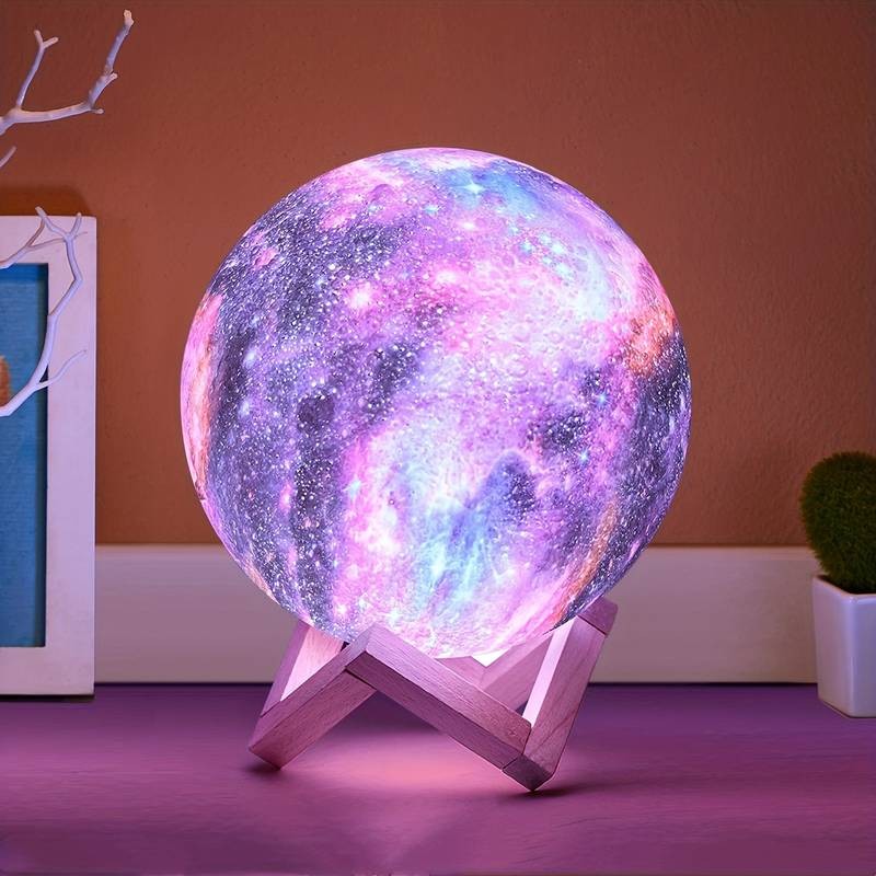 GALAXIA vesmir noční LED světlo lampa do pokoje ložnice