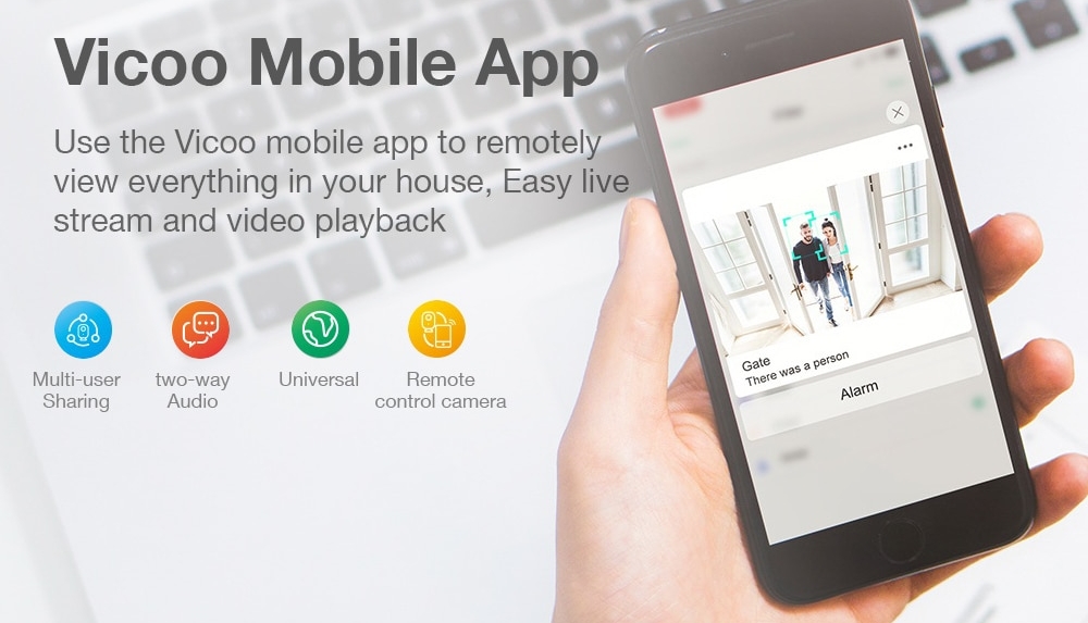 vicoo mobilne app aplikacia live stream playback 