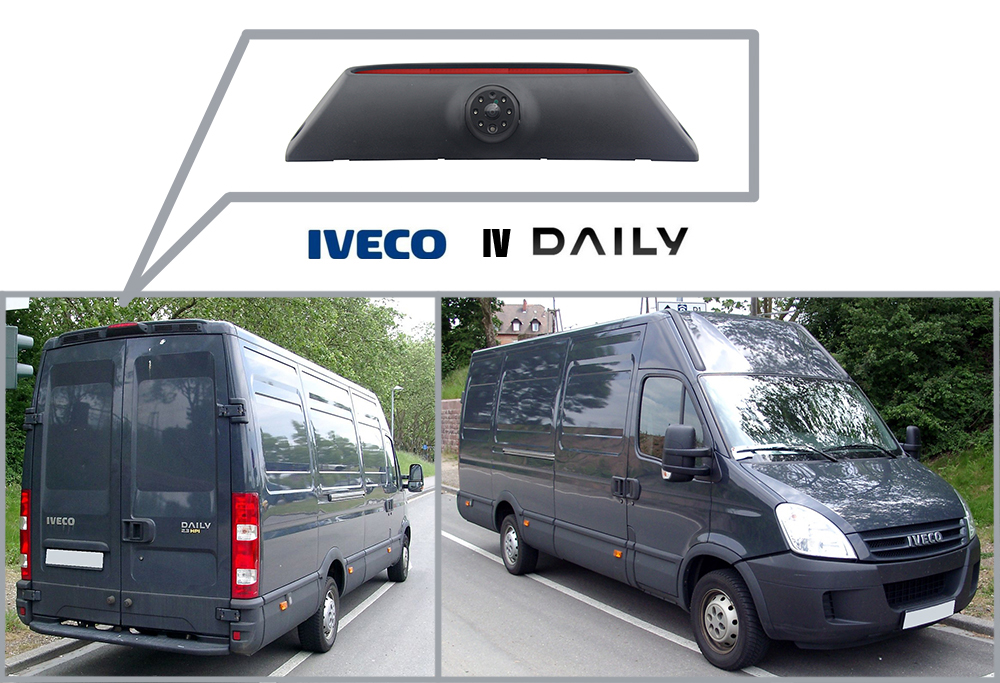 Kamera na parkovanie integrovaná v zadnom brzdovom svetle IVECO Daily