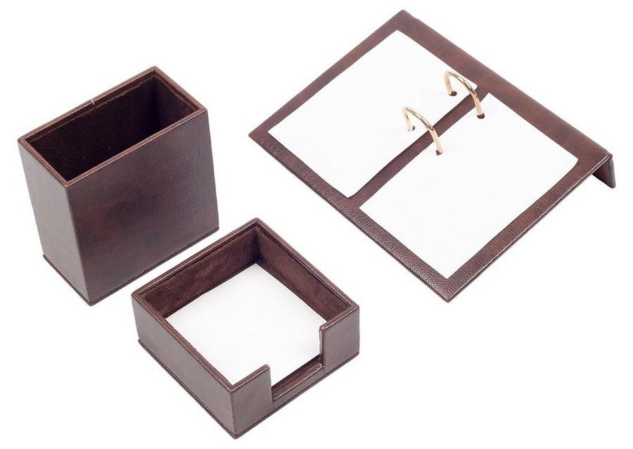 manažerský set do kanceláře - ručně opracovaná kůže