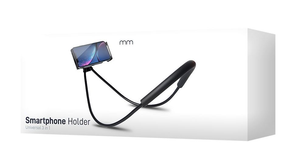 Závesný držiak na mobil na krk 3v1 - flexibilný a otočný o 360°