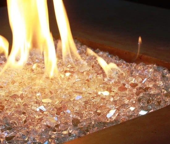 vypln do plynoveho ohniska crystal dekoracne sklo