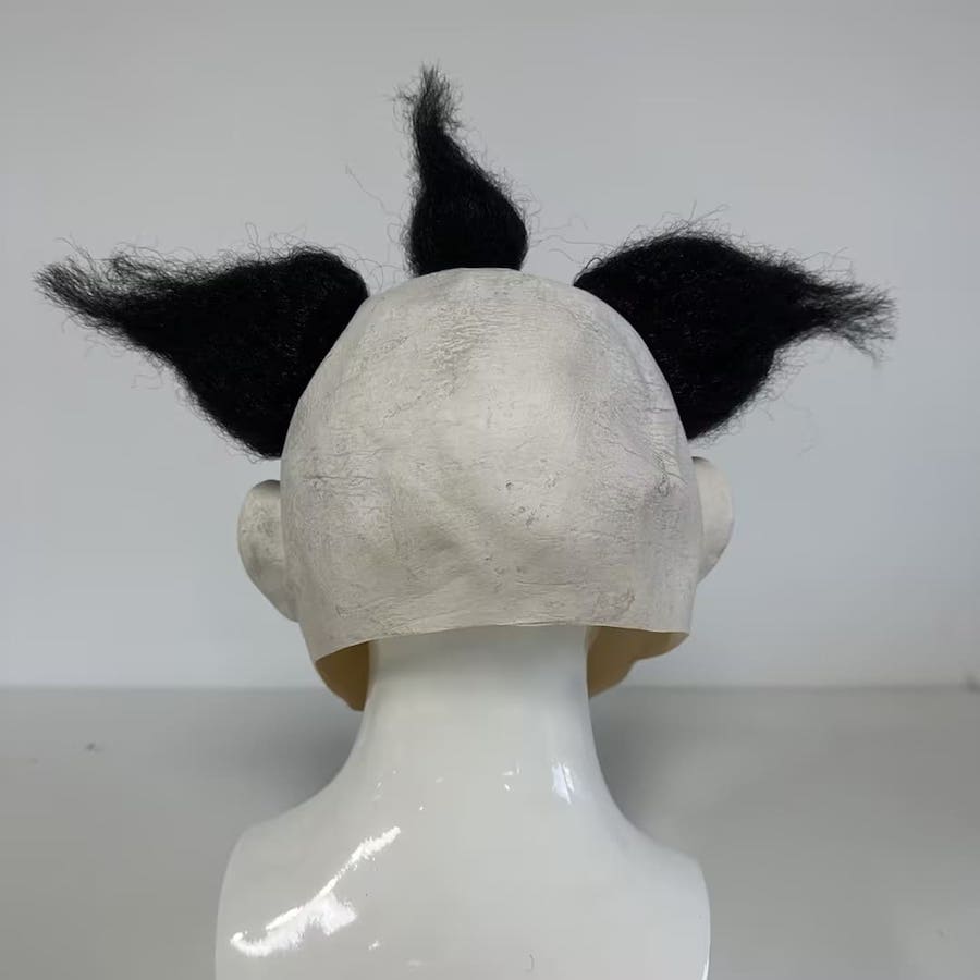 strašidelný klaun Halloweenská maska