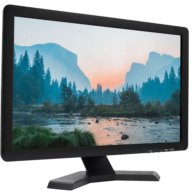 hdmi av usb monitor lcd led obrazovka 19 palců bnc vga