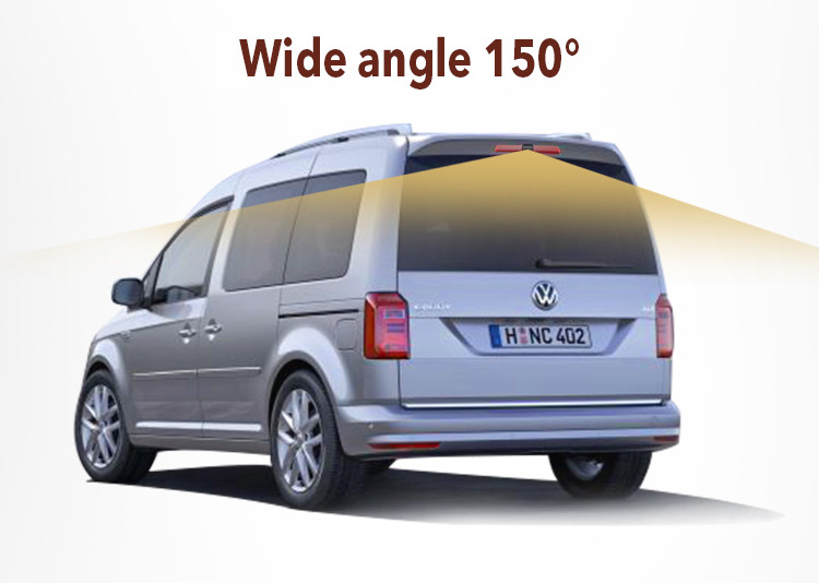 Parkovacia kamera zabudovaná v zadnom brzdovom svetle Volkswagen Caddy