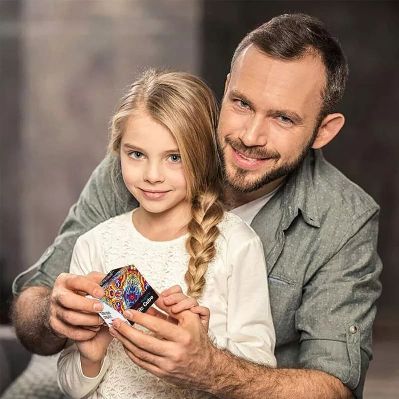 3D magická antistresová kostka 70 tvarů - 3D puzzle kostka puzzle