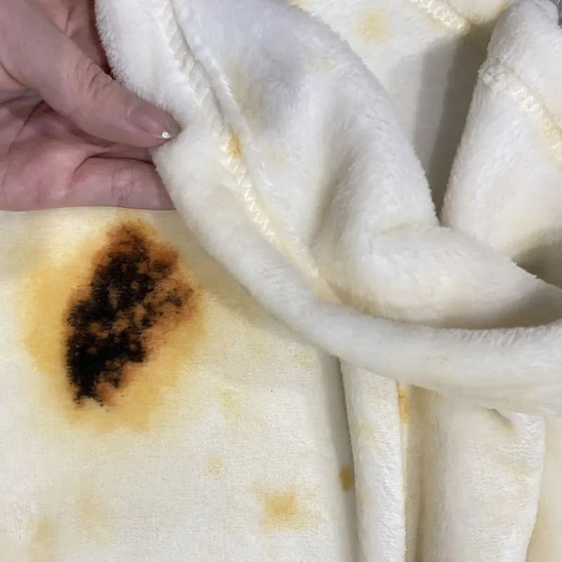 Deka kulatá tortila – deka designová burrito 150 cm