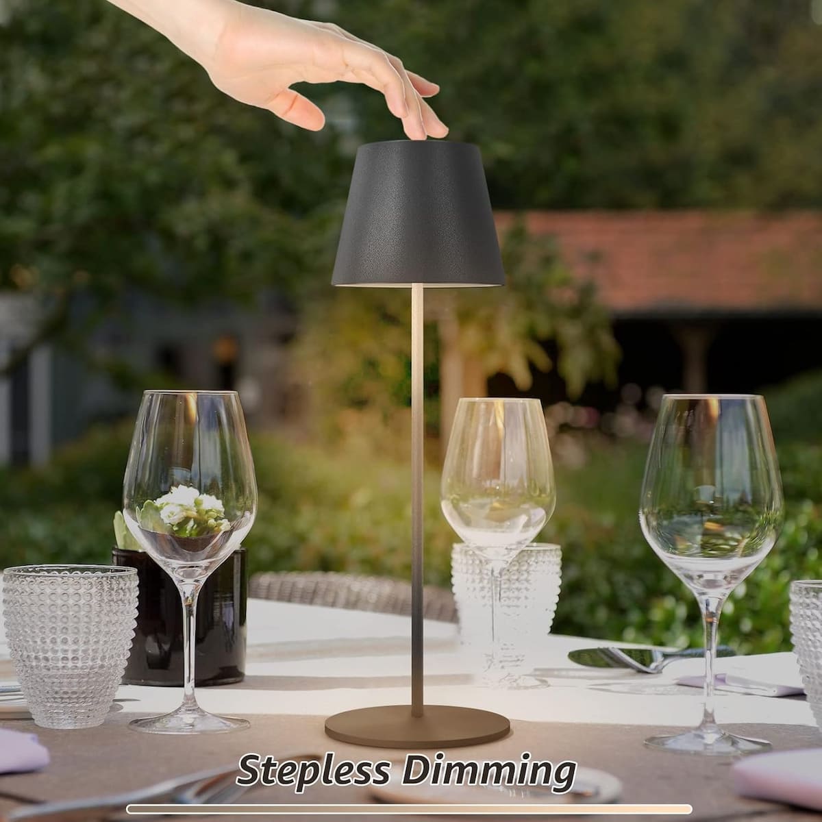  led lampa stmievatelna stolová do zahrady terasu