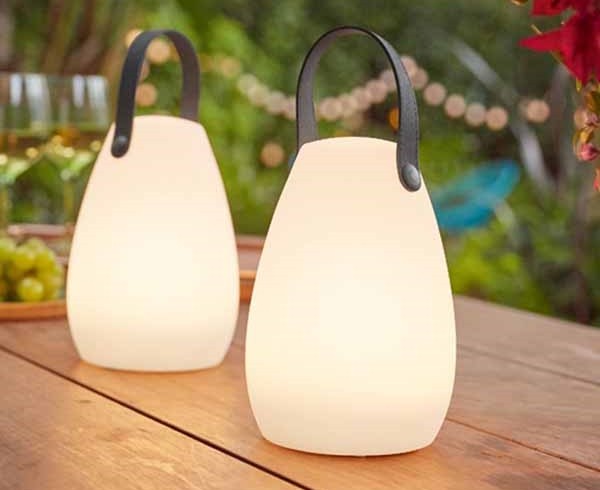 Dekoračná farebná LED lampa stolová lampa vajicko