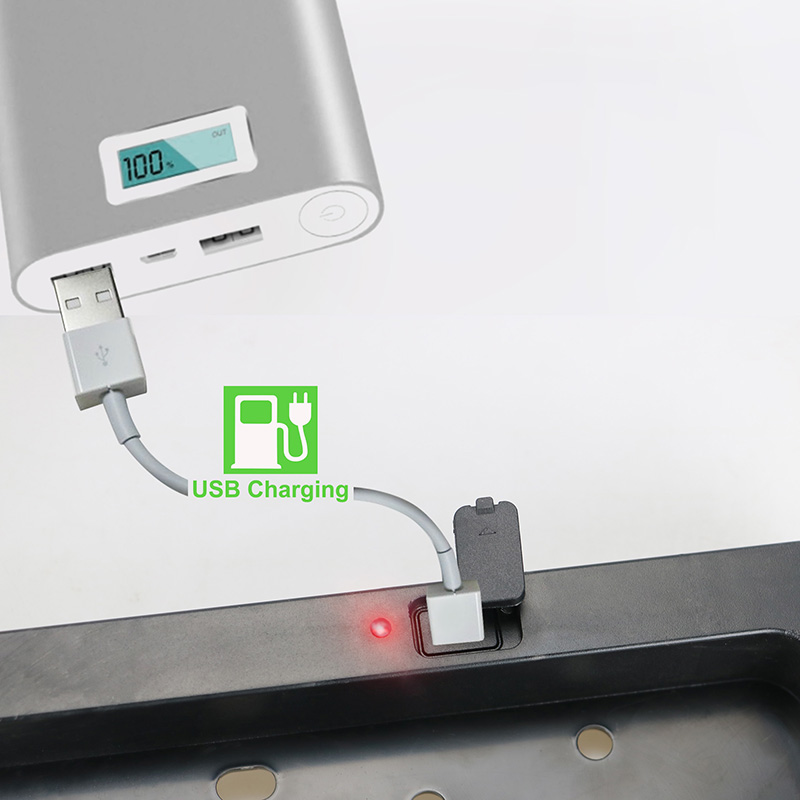 Dobíjanie kamery prostredníctvom micro USB