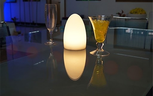 svetlo na stôl vajíčko lampa moderná s diaľkovým ovládaním