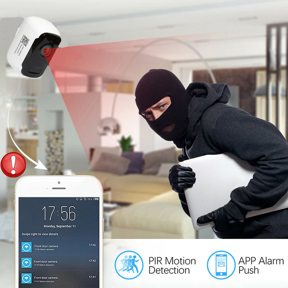 kamera s detekciou pohybu alarm PIR motion 