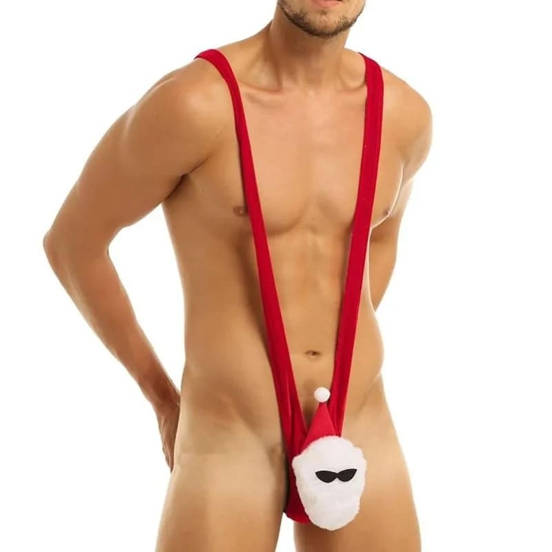 Vtipné spodné prádlo / boxerky / trenky pre muzov - Sexi pánsky kostým santa claus