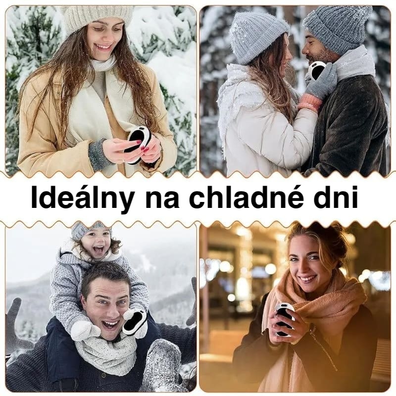 Powerbanka s ohrievačom rúk prenosná