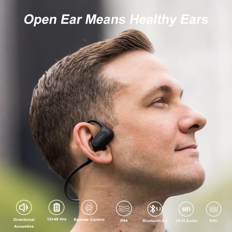Športové bezdrôtové Bluetooth slúchadlá na beh