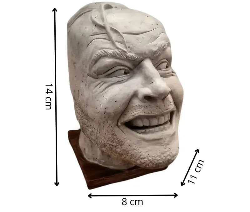 Držák na knihy tvář jako zarazka hlava