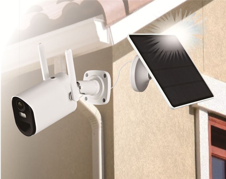 cctv full HD kamera solarny panel dobijanie 