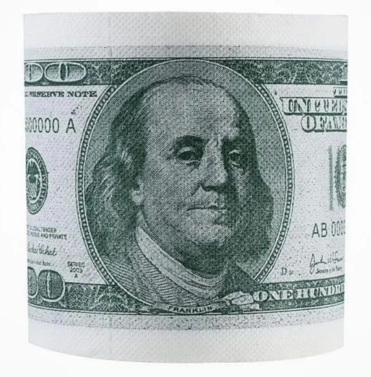 100$ toaleták luxusní