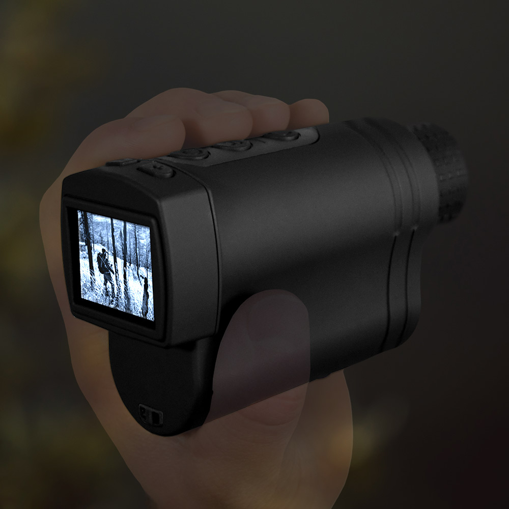 mini prenosny dalekohlad monokular s nocnym videnim 3x optický a 2x digitálny zoom