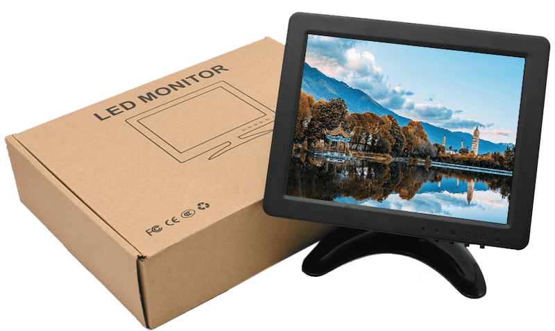 malý LCD monitor s bnc pro kamery s rozlišením 1024 x 768 px