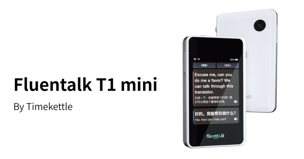  prenosný cestovný prekladač Fluentalk T1 mini Timekettle 