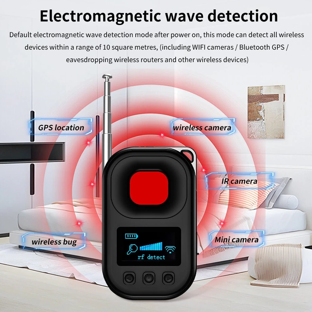 detekcia infracerveneho ziarenia elektromagnetickych vln GPS lokatorov