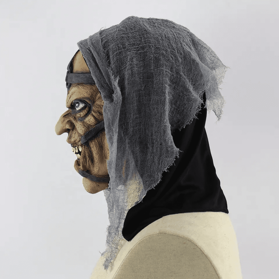 strasidelná maska ​​na obličej na Halloween či karneval