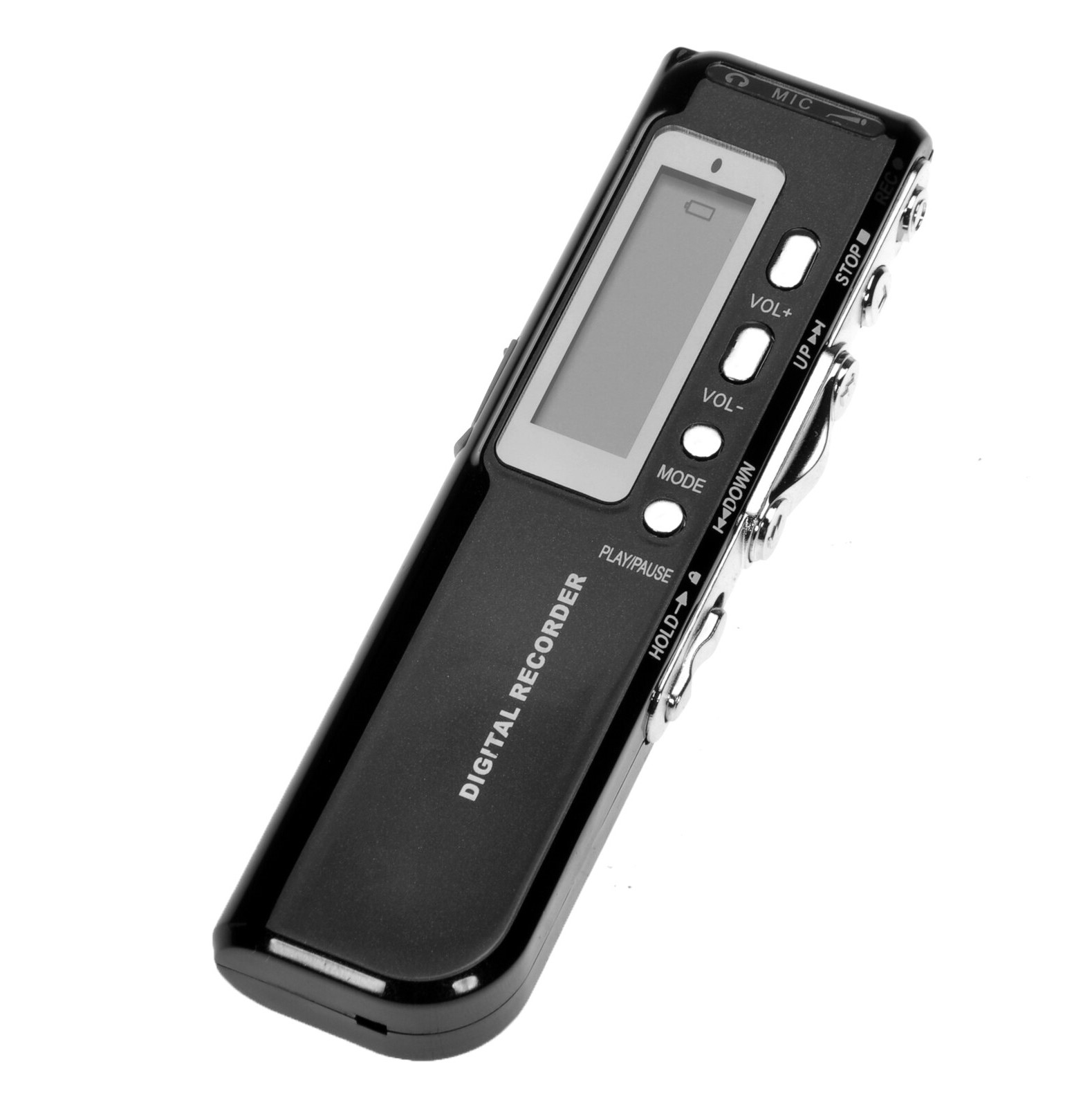 Joxinsh Voice Control Recorder 30 Days Standby Recording Aluminum Alloy Body Mag