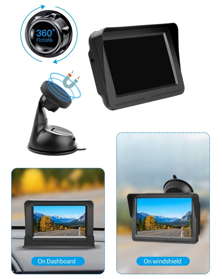Kamera na couvání s monitorem