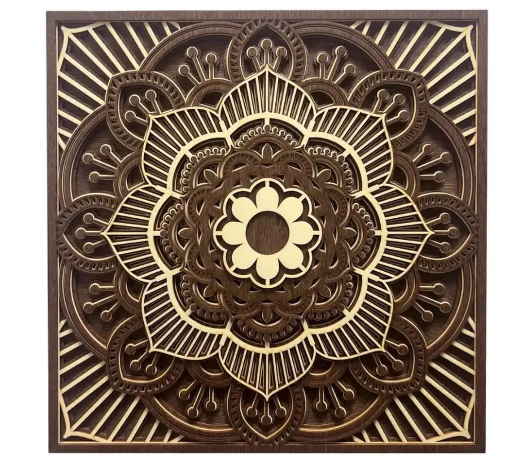 Elegatní motiv spojený s duchovní stránkou - Tibetská mandala pro hloubku duše