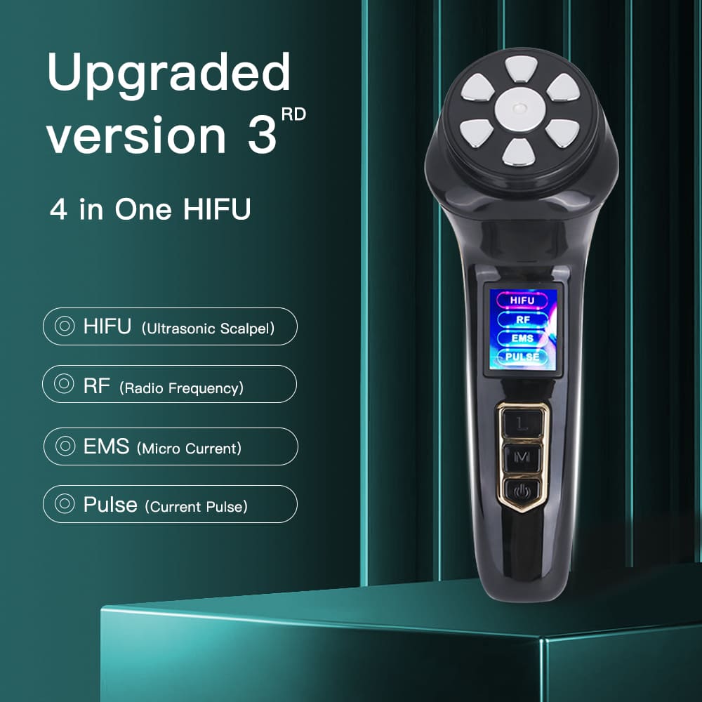 Mini Hifu prístroj – 4v1 ultrazvukové omladzujúce zariadenie na tvár