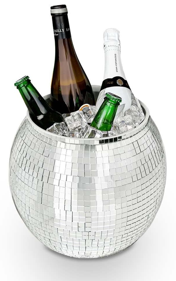 Kbelík na led disco koule – nádoba na led a nápoje o průměru 27,5 cm