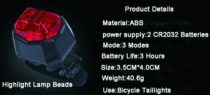 LED svetlo na bicykel výstražné