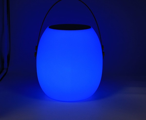 Led svetelná lampa solárna lampas farebny zahradny na terasu