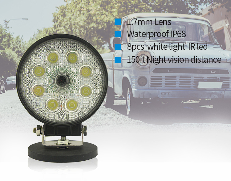 LED pracovné osvetlenie s autokamerou
