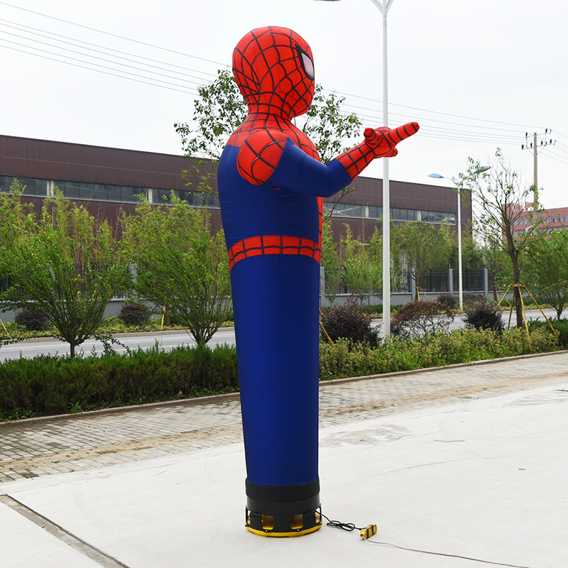 Tancujúce nafukovacie reklamné panaky Spiderman