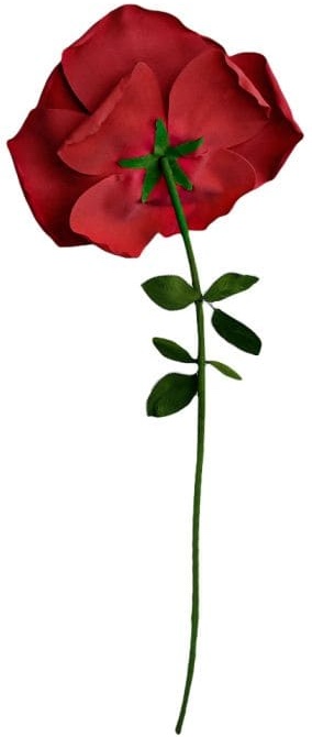 Růže valentýnská XXL – růže červená velká 1,6m