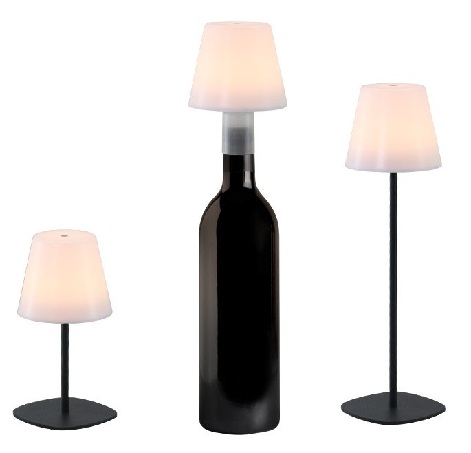 Lampa stolová do interiéru a exteriéru 