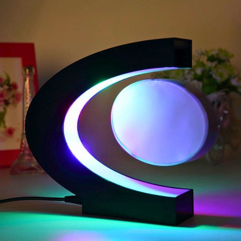 Levitující fotorámeček vznášející se (magnetický) s RGB barevným osvětlením