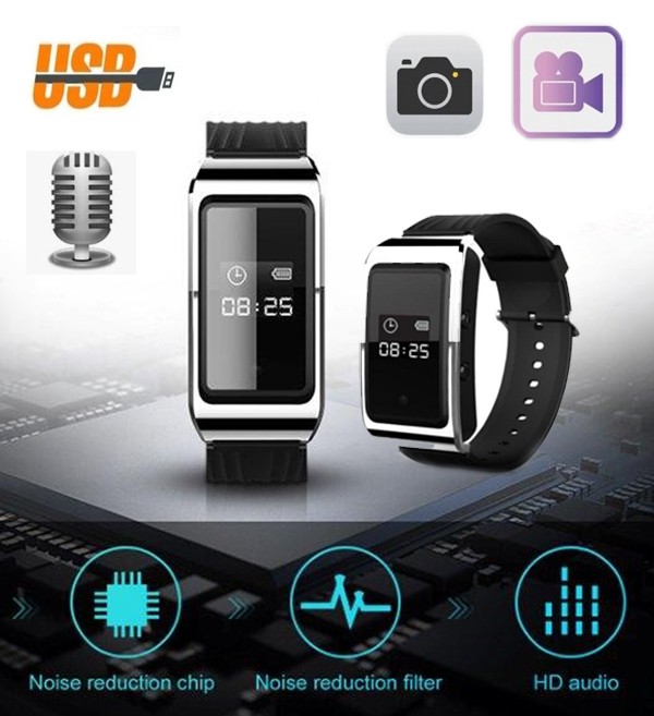 Digital watch camera with FULL HD + dictaphone + 16GB | Efeel.co