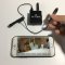 Micro telecamera spia FULL HD pinhole 90° + modulo DVR wireless per trasmissione LIVE