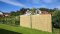 PVC slats for 3D fence - Plastic flexible strips fillers for mesh panels - wood imitation colour