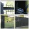 Vinyl fence slats PVC (Plastic) vertical for 3D MESH AND PANELS - Anthracite color