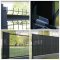 Stecche di recinzione in PVC per pannelli in rete 3D (strisce) - larghezza 49 mm - grigio antracite