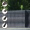 Vinyl fence slats PVC (Plastic) vertical for 3D MESH AND PANELS - Anthracite color