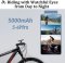 Conjunto de câmeras de bicicleta - câmera traseira full hd + monitor de 4,3" com gravação em cartão micro SD