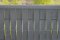 3D slats for fences - Plastic filling of mesh and panels made of flexible PVC strip - Gray color