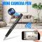 Wifi pen camera P2P (iOS/Android) transmissão ao vivo com FULL HD + suporte micro sd 128GB